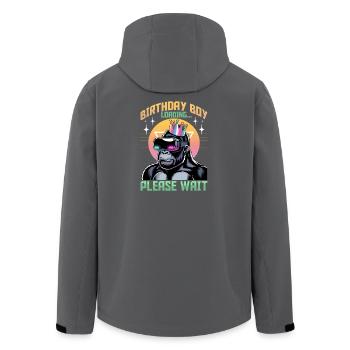 Birthday Gamer VR - Recycelte Männer Softshell-Jacke von Stanley/Stella - Schwarz - Hinten - AI Model Male 185 light (185cm)