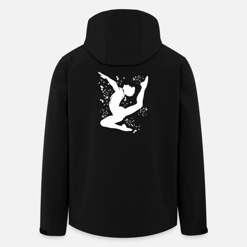 Turner Boden Kunstturnen - Recycelte Männer Softshell-Jacke von Stanley/Stella - Schwarz