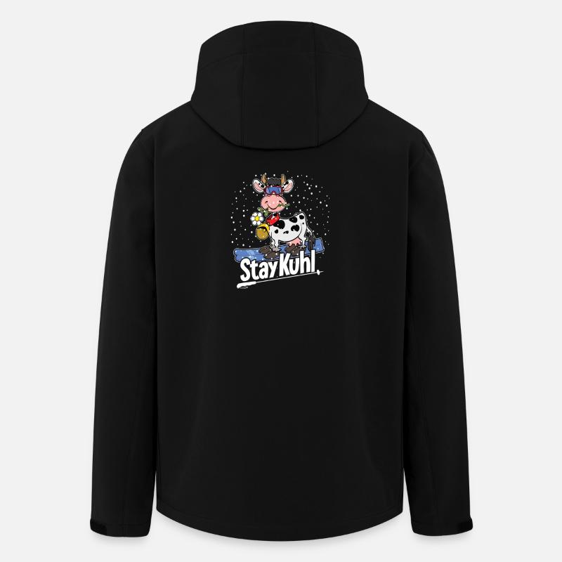 Stay_Kuhl_Ski - Recycelte Männer Softshell-Jacke Discoverer von Stanley/Stella - Schwarz