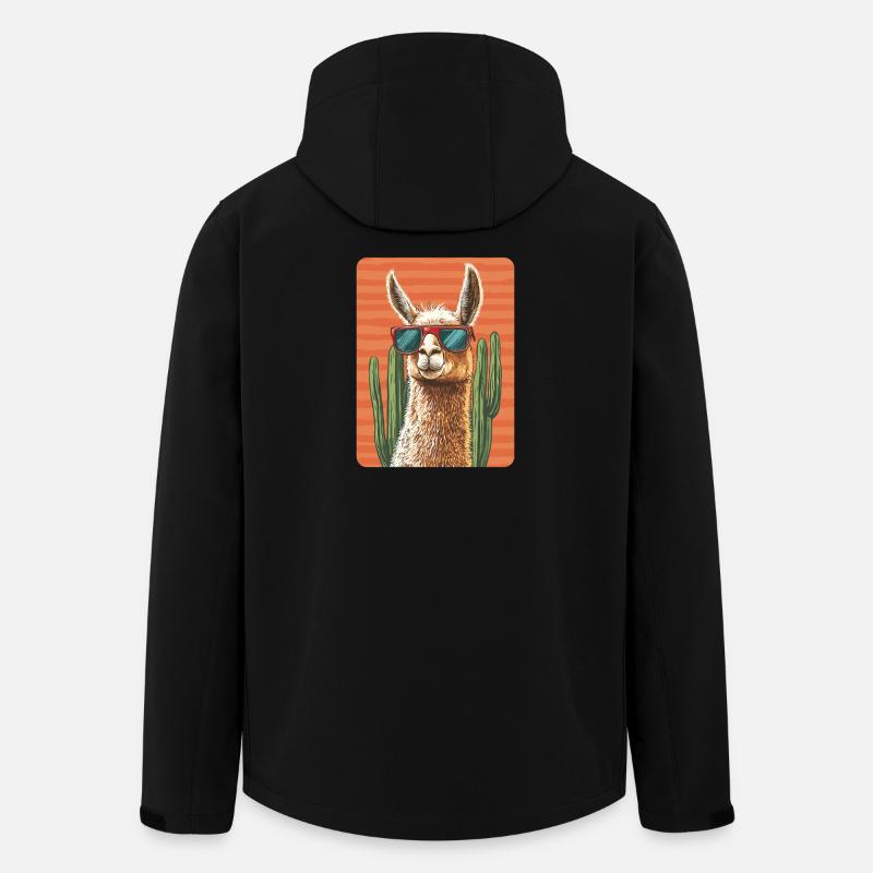 Lama - Recycelte Männer Softshell-Jacke von Stanley/Stella - Schwarz