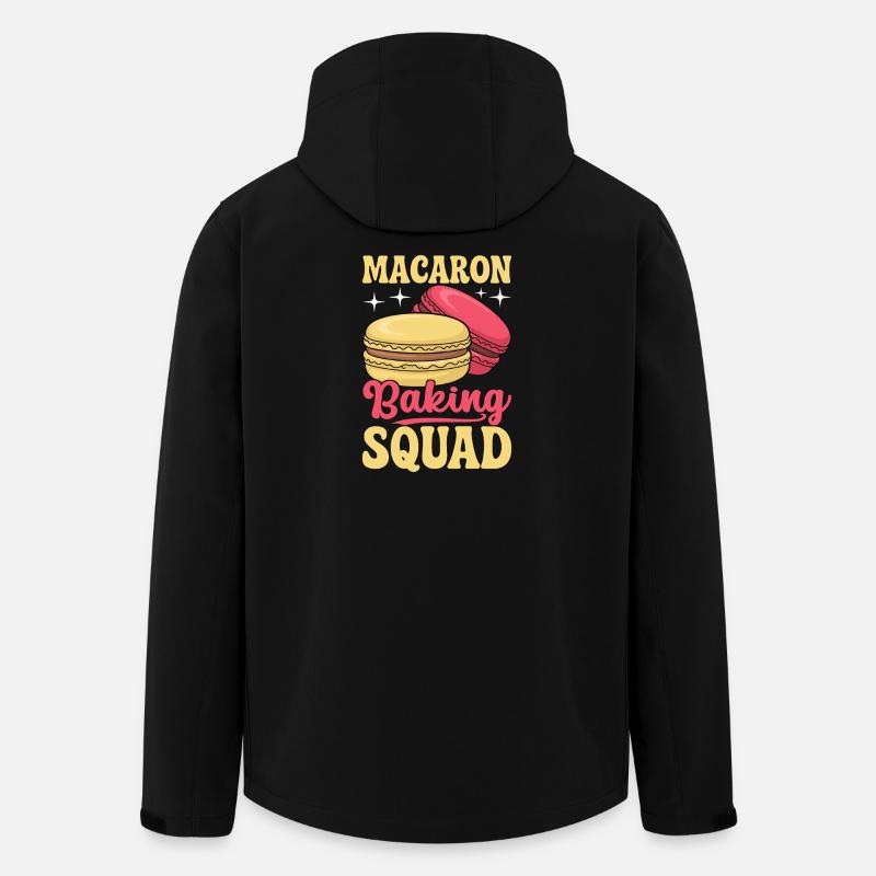Macaron Französische Desserts - Recycelte Männer Softshell-Jacke von Stanley/Stella - Schwarz