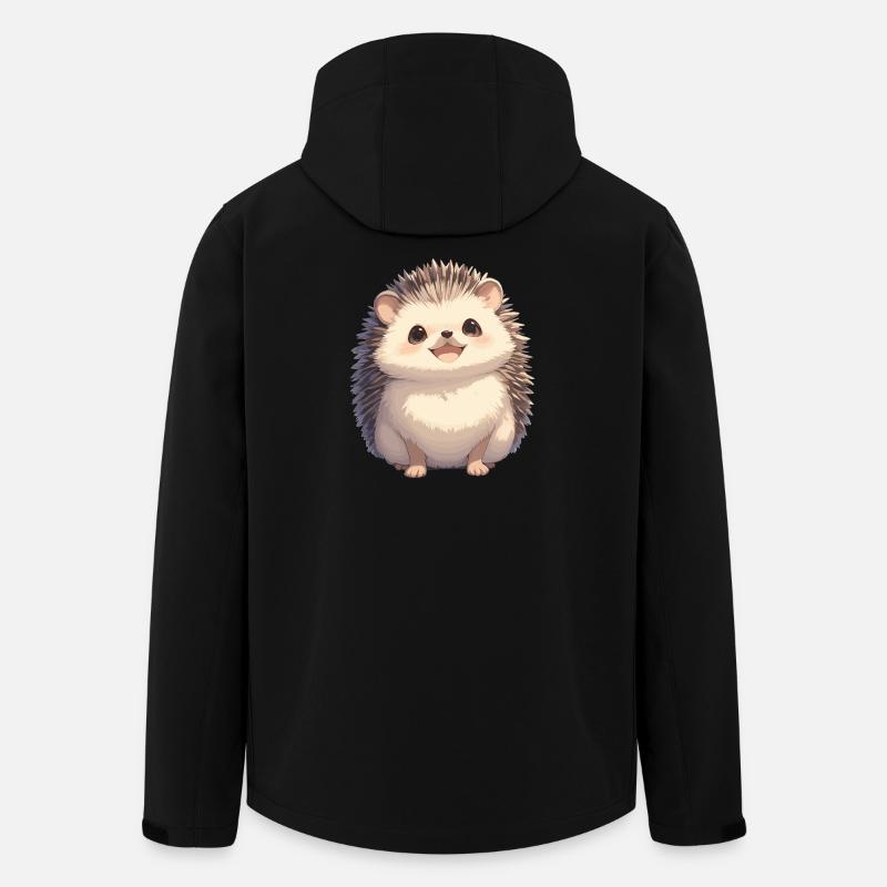 Igel - Recycelte Männer Softshell-Jacke von Stanley/Stella - Schwarz