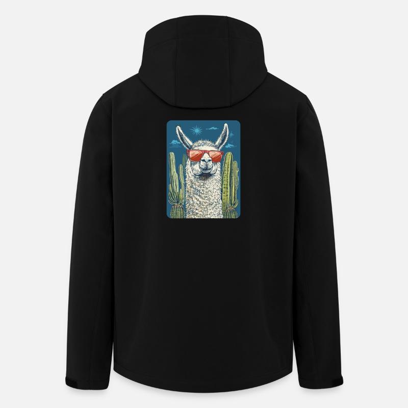 Lama - Recycelte Männer Softshell-Jacke von Stanley/Stella - Schwarz