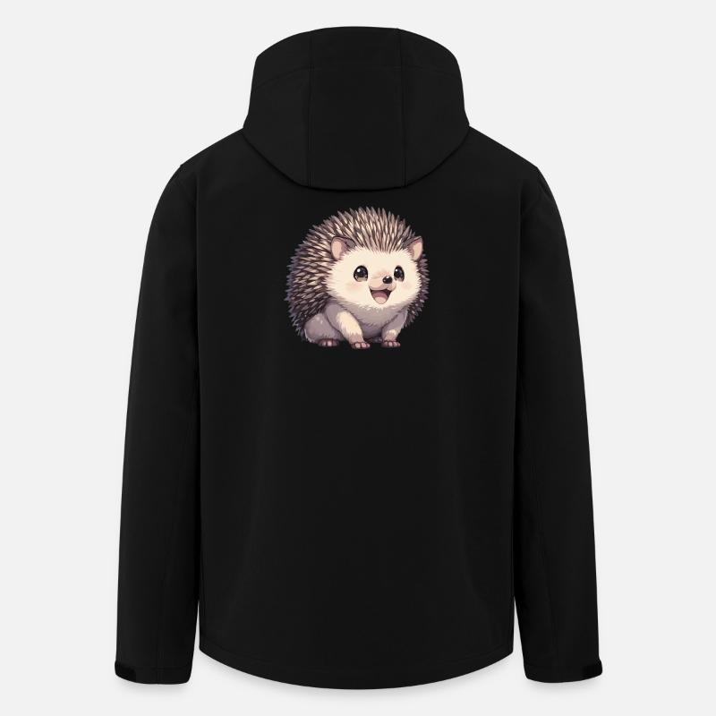 Igel - Recycelte Männer Softshell-Jacke von Stanley/Stella - Schwarz