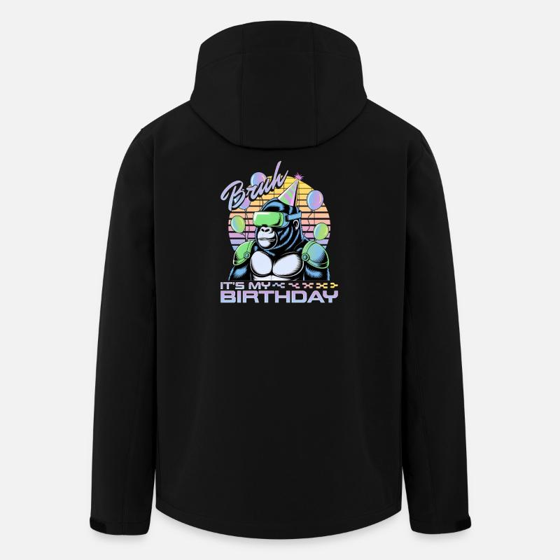 Birthday Gamer VR - Recycelte Männer Softshell-Jacke von Stanley/Stella - Schwarz
