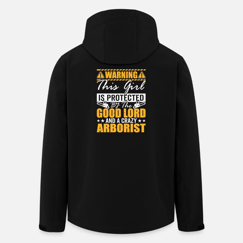 Cadeau drôle de menuisier - Veste softshell homme en polyester recyclé Stanley/Stella - noir