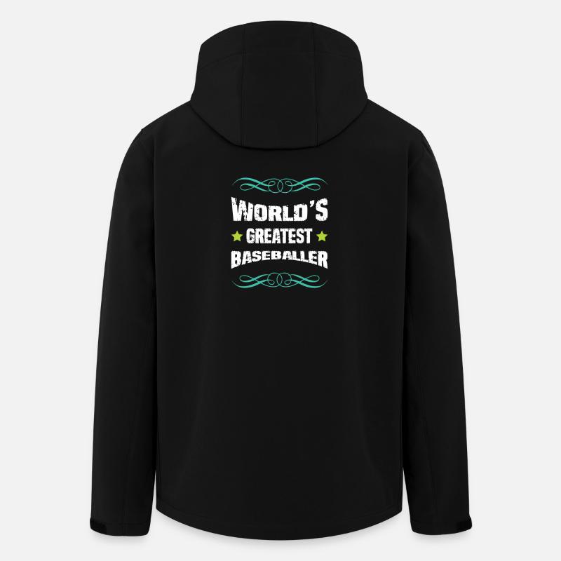 World's best baseball player - Men’s Recycled Softshell Jacket by Stanley/Stella - black