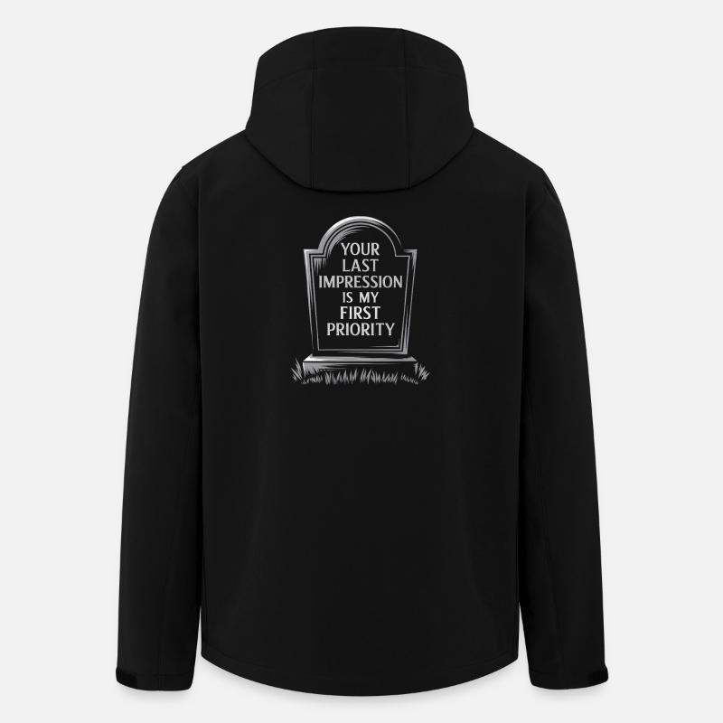 Last Impression First Priority - Halloween - Men’s Recycled Softshell Jacket by Stanley/Stella - black