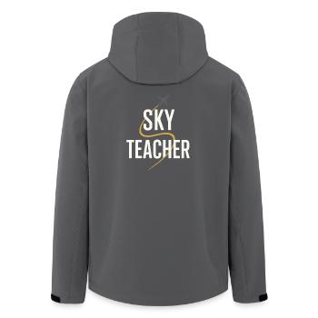 Flight Instructor Cfi Pilot Aviation Instructor - Men’s Recycled Softshell Jacket by Stanley/Stella - black - Back - AI Model Male 185 light (185cm)