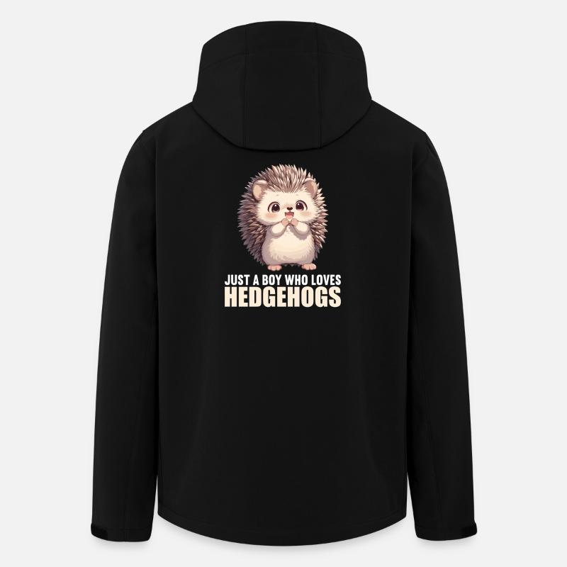 Hedgehog - Men’s Recycled Softshell Jacket by Stanley/Stella - black