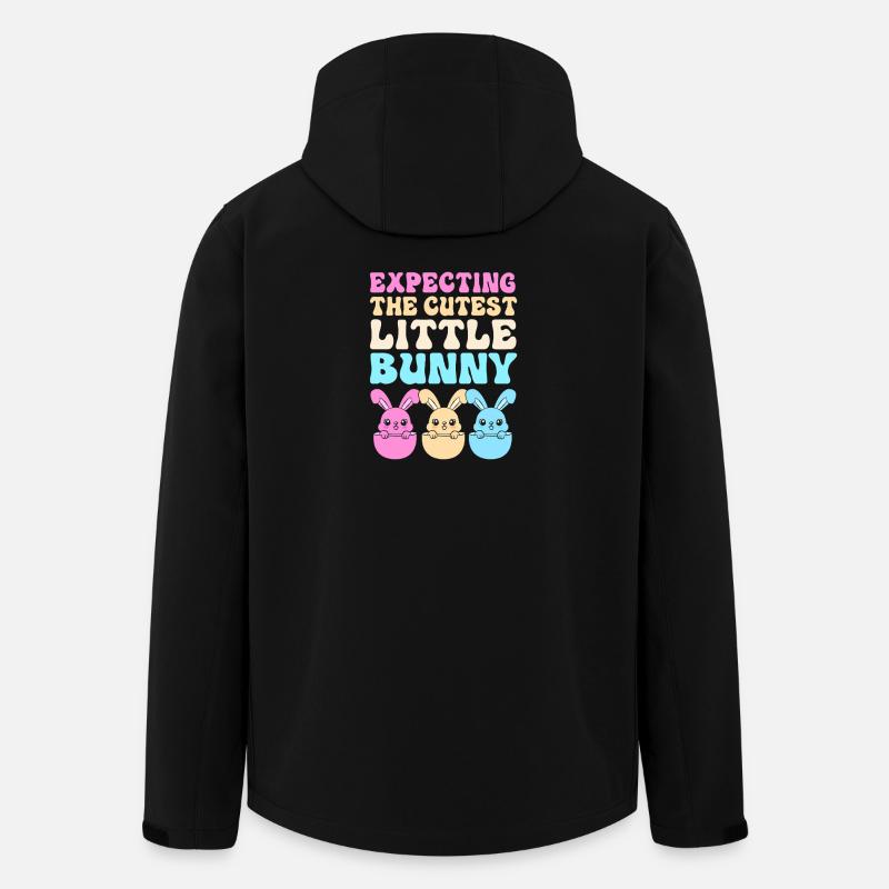 Gender Reveal Ostern Werdende Mutter - Recycelte Männer Softshell-Jacke von Stanley/Stella - Schwarz