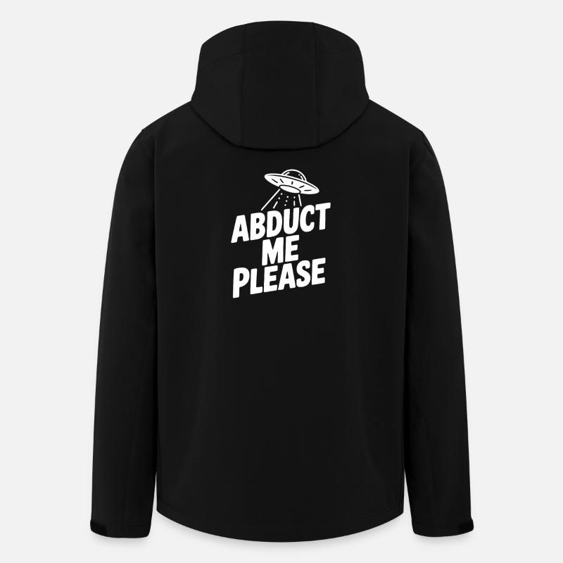 Abduct Me Please - Men’s Recycled Softshell Jacket by Stanley/Stella - black