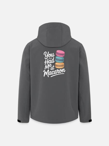 Macaron French Desserts - Men’s Recycled Softshell Jacket by Stanley/Stella - black