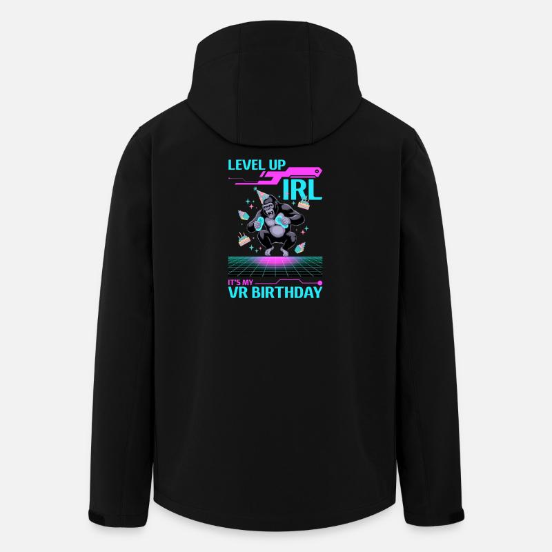 Birthday Gamer VR - Recycelte Männer Softshell-Jacke von Stanley/Stella - Schwarz
