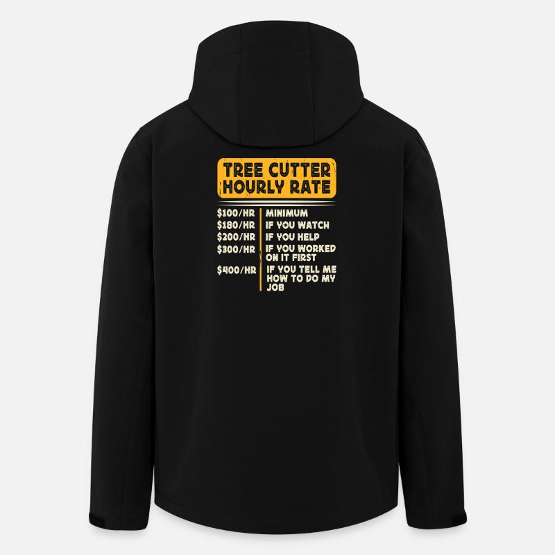 Baumpfleger Holzarbeiter Waldarbeiter Geschenk - Recycelte Männer Softshell-Jacke von Stanley/Stella - Schwarz
