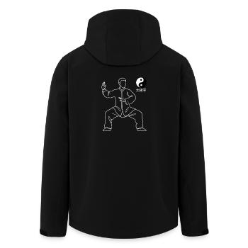 Tai Chi Stylish Martial Arts - Men’s Recycled Softshell Jacket by Stanley/Stella - black - Back - AI Model Male 185 light (185cm)