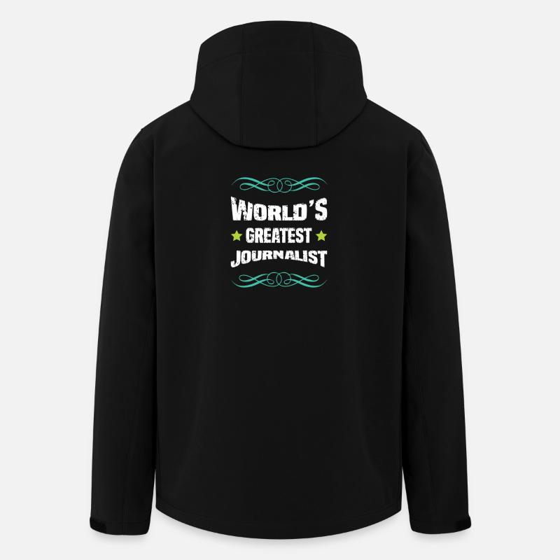 Weltbester Journalist - Recycelte Männer Softshell-Jacke von Stanley/Stella - Schwarz