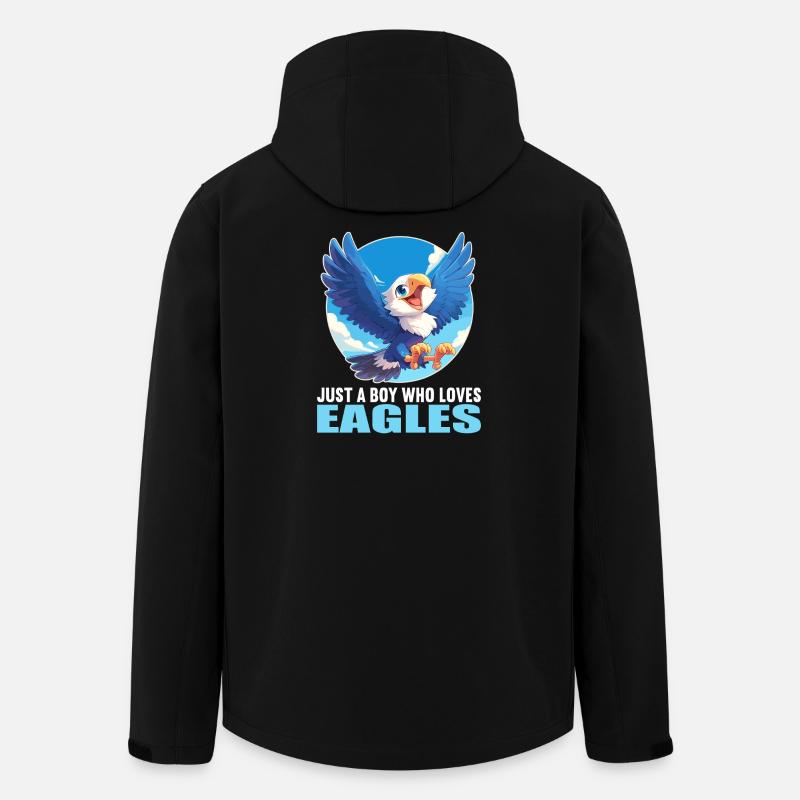 Adler - Recycelte Männer Softshell-Jacke von Stanley/Stella - Schwarz