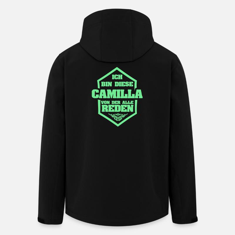 Camilla as a nickname - Men’s Recycled Softshell Jacket by Stanley/Stella - black