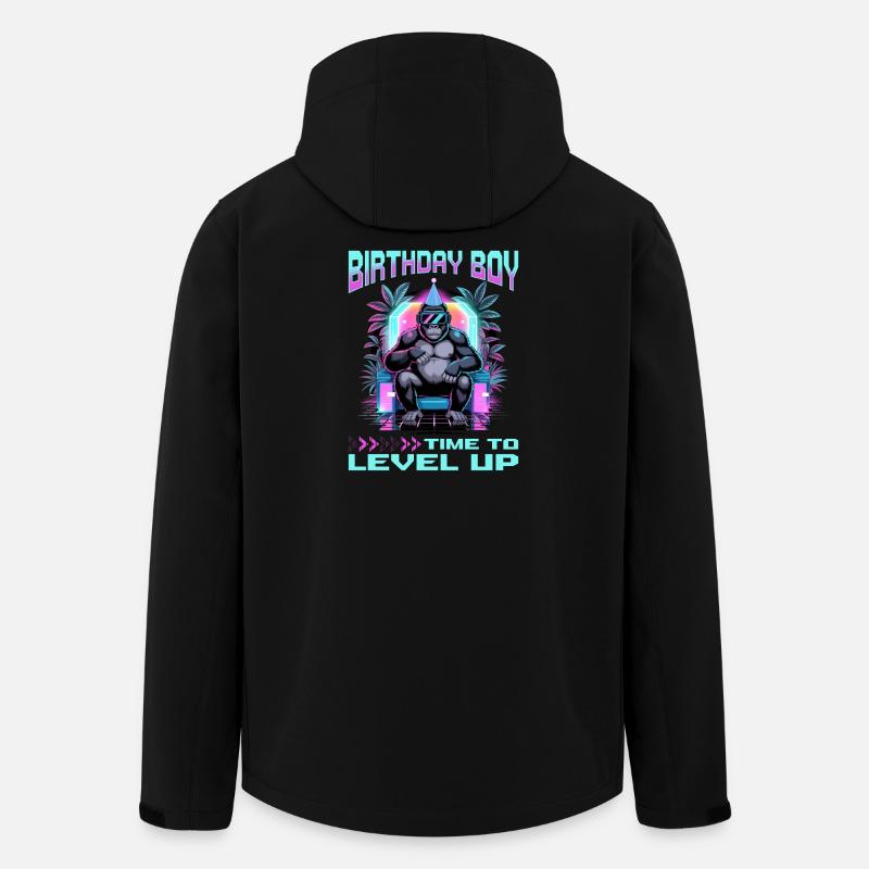 Birthday Gamer VR - Recycelte Männer Softshell-Jacke von Stanley/Stella - Schwarz