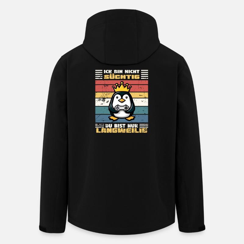 I'm not addicted - gambling - Men’s Recycled Softshell Jacket by Stanley/Stella - black