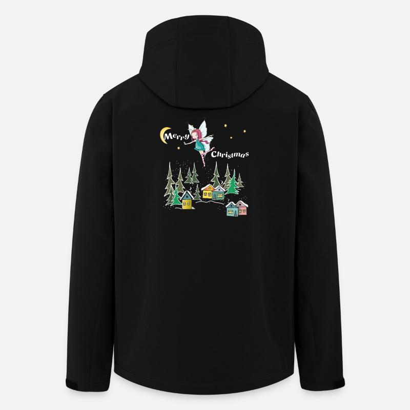 Weihnachten - Recycelte Männer Softshell-Jacke von Stanley/Stella - Schwarz
