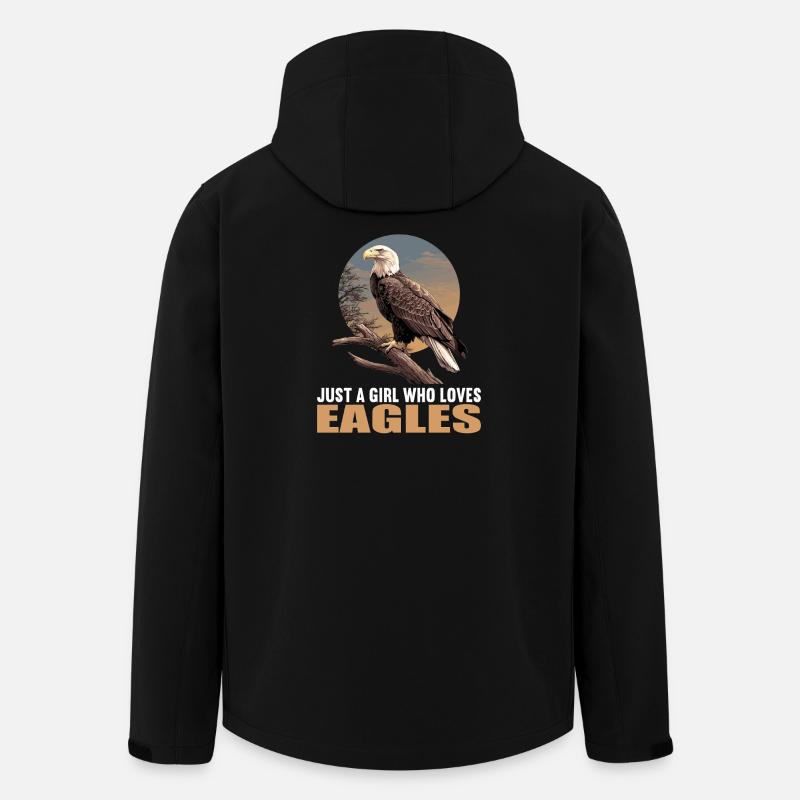 Adler - Recycelte Männer Softshell-Jacke von Stanley/Stella - Schwarz
