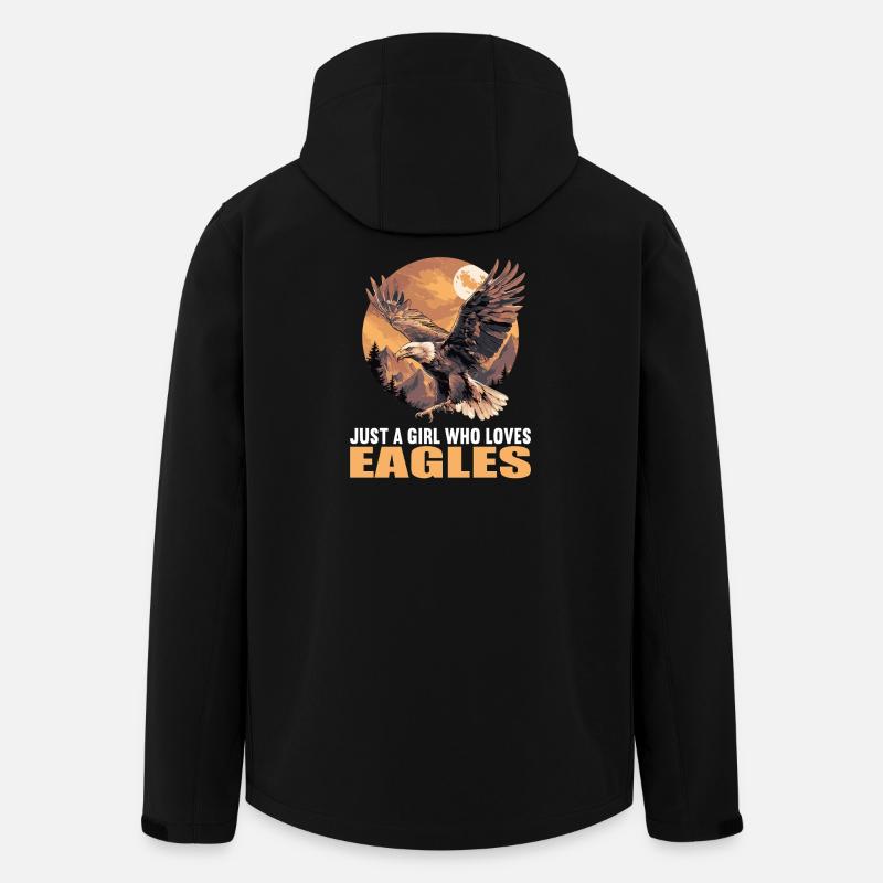 Adler - Recycelte Männer Softshell-Jacke von Stanley/Stella - Schwarz