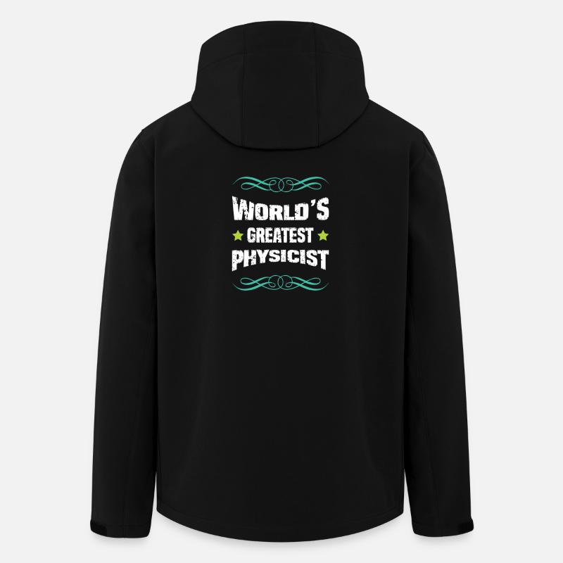 Weltbester Physiker Shirt Design - Recycelte Männer Softshell-Jacke von Stanley/Stella - Schwarz