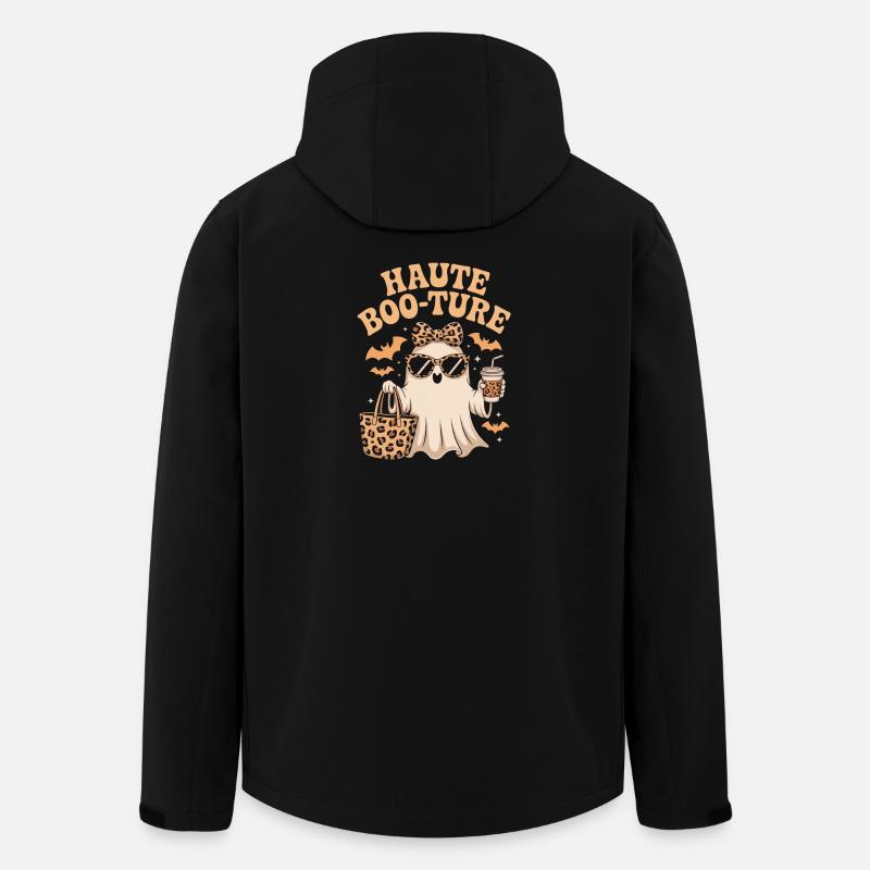 Haute Booture Halloween Ghost - Men’s Recycled Softshell Jacket by Stanley/Stella - black