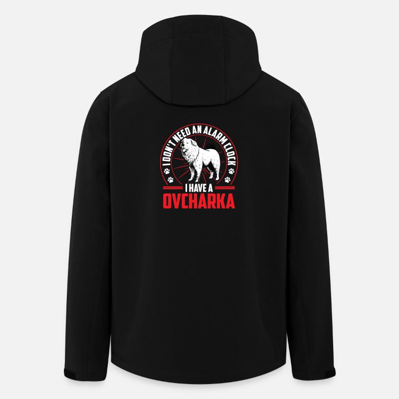 L’Ovcharka caucasienne est alarmante - Veste softshell homme en polyester recyclé Stanley/Stella - noir
