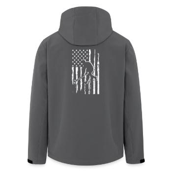 Hockey sur glace Hockey Hockey Joueur de hockey - Veste softshell homme en polyester recyclé Stanley/Stella - noir - Dos - AI Model Male 185 light (185cm)