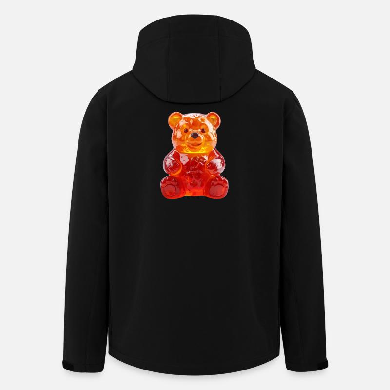 GUMMIBÄREN - Recycelte Männer Softshell-Jacke von Stanley/Stella - Schwarz