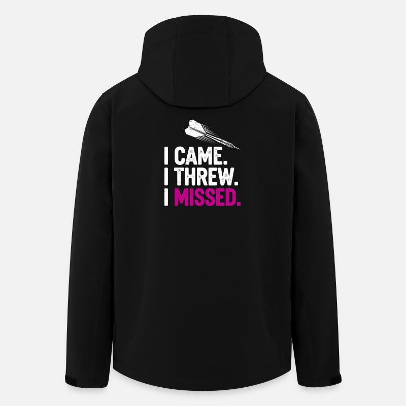 I Came. I Threw. Missed. - Men’s Recycled Softshell Jacket by Stanley/Stella - black