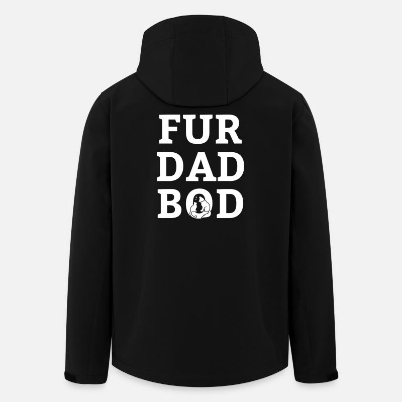 Pour Dad Bod - Veste softshell homme en polyester recyclé Stanley/Stella - noir