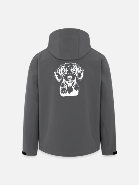 Dachshund Dachshund T-shirt Gift - Men’s Recycled Softshell Jacket by Stanley/Stella - black