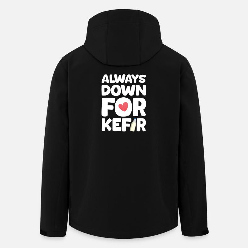 Always ready for kefir - Men’s Recycled Softshell Jacket by Stanley/Stella - black