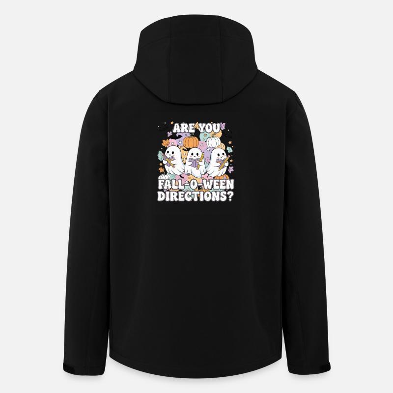 Herbst-O-Ween-Geister-Lesung - Recycelte Männer Softshell-Jacke von Stanley/Stella - Schwarz