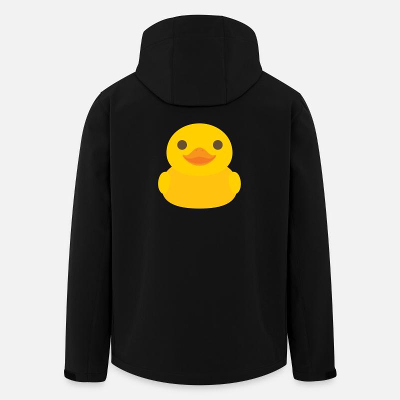 Sonniges Gummienten-Symbol - Recycelte Männer Softshell-Jacke von Stanley/Stella - Schwarz