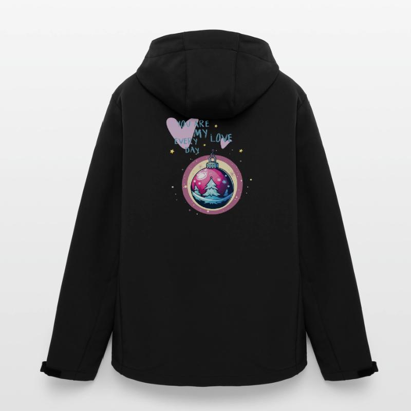 Weihnachtskugel Liebe  Recycelte Männer Softshell-Jacke von Stanley/Stella