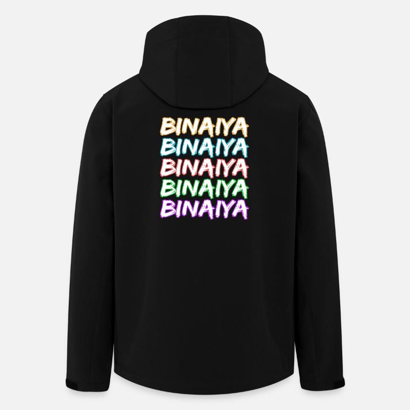 Gift for Binaiya - Men’s Recycled Softshell Jacket by Stanley/Stella - black