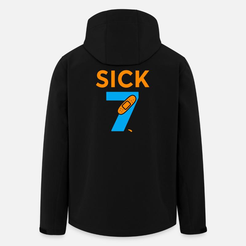 Sick Seven Meme Tee Six Seven - Men’s Recycled Softshell Jacket by Stanley/Stella - black