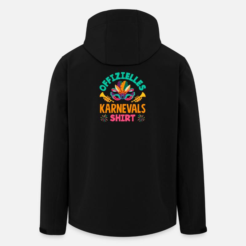 Helau Fasching Alaaf Offizielles Karneval - Recycelte Männer Softshell-Jacke von Stanley/Stella - Schwarz