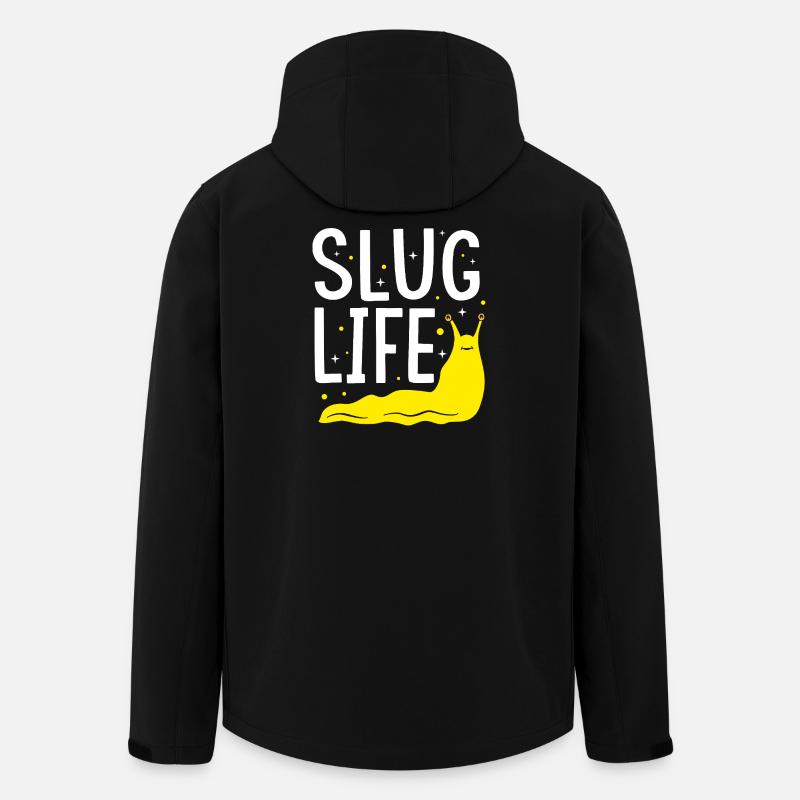 Banane Schnecke - Recycelte Männer Softshell-Jacke von Stanley/Stella - Schwarz