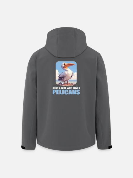Pelicans Pelican - Men’s Recycled Softshell Jacket by Stanley/Stella - black