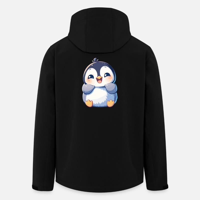 Penguins Penguin - Men’s Recycled Softshell Jacket by Stanley/Stella - black
