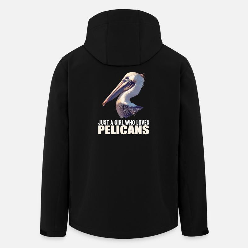 Pelikane Pelikan - Recycelte Männer Softshell-Jacke von Stanley/Stella - Schwarz