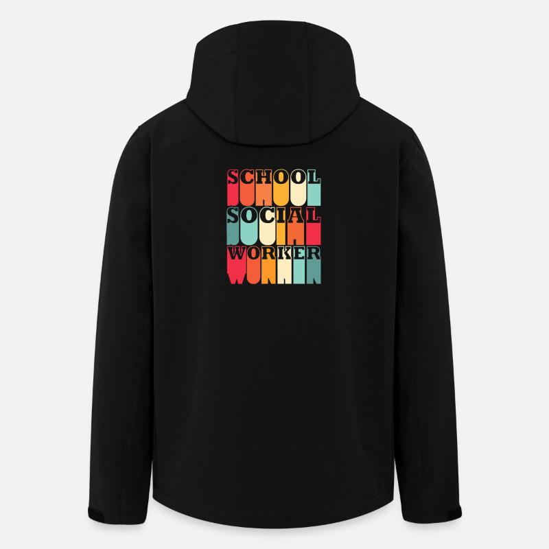 Sozialarbeiterin Sozialpädagoge Sozialarbeiter - Recycelte Männer Softshell-Jacke von Stanley/Stella - Schwarz