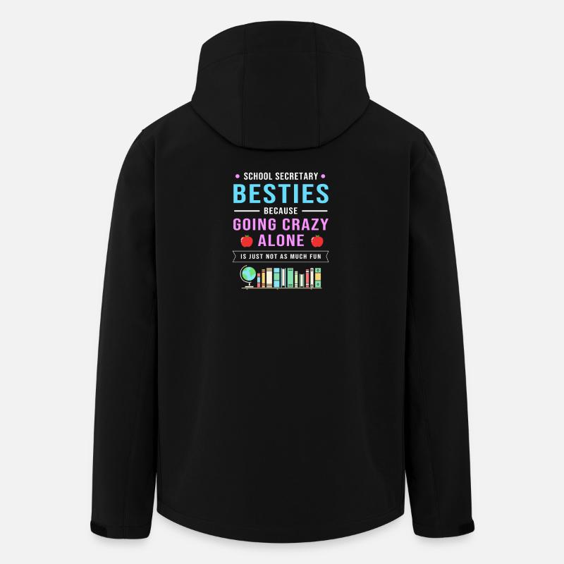 Secrétaire d’école Secrétaire d’école - Veste softshell homme en polyester recyclé Stanley/Stella - noir