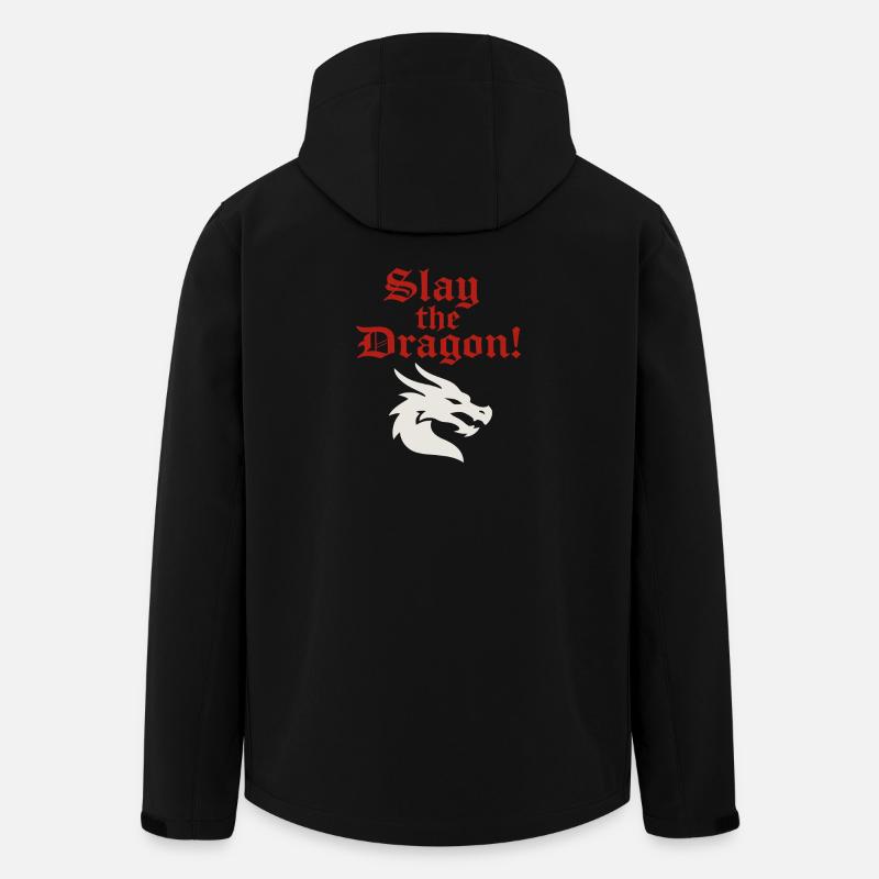 Dragon Warrior - Recycelte Männer Softshell-Jacke von Stanley/Stella - Schwarz